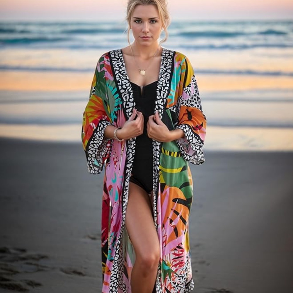 The Tropical  Kimono Duster-LAST ONE ☝️
